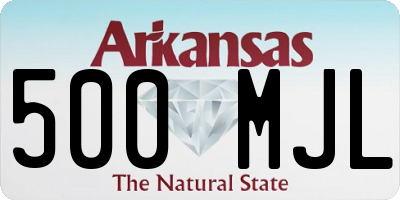 AR license plate 500MJL