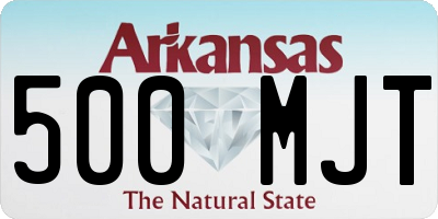 AR license plate 500MJT