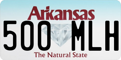 AR license plate 500MLH