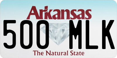 AR license plate 500MLK