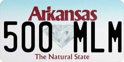 AR license plate 500MLM