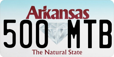 AR license plate 500MTB