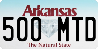AR license plate 500MTD