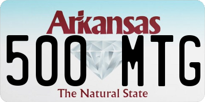 AR license plate 500MTG