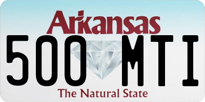 AR license plate 500MTI