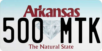 AR license plate 500MTK