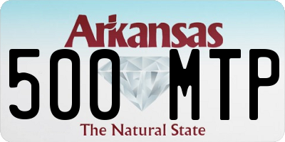 AR license plate 500MTP