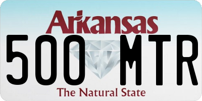AR license plate 500MTR