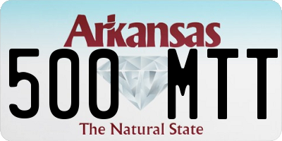 AR license plate 500MTT