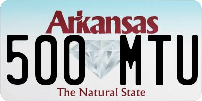 AR license plate 500MTU