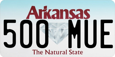 AR license plate 500MUE