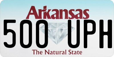 AR license plate 500UPH