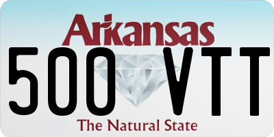 AR license plate 500VTT