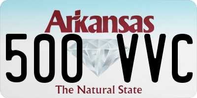 AR license plate 500VVC