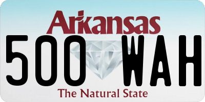 AR license plate 500WAH