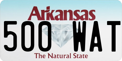 AR license plate 500WAT