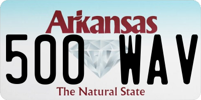 AR license plate 500WAV
