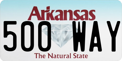 AR license plate 500WAY