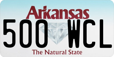 AR license plate 500WCL