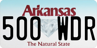 AR license plate 500WDR
