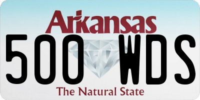 AR license plate 500WDS