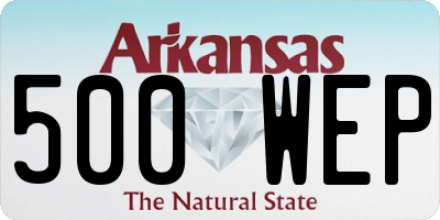 AR license plate 500WEP