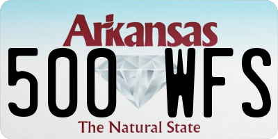 AR license plate 500WFS