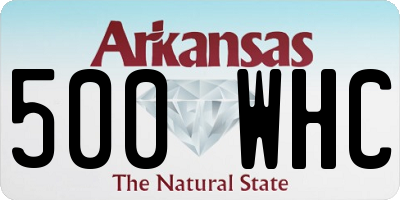 AR license plate 500WHC