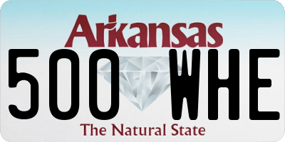 AR license plate 500WHE