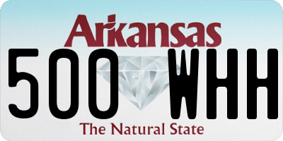 AR license plate 500WHH