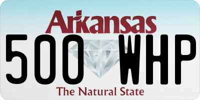 AR license plate 500WHP