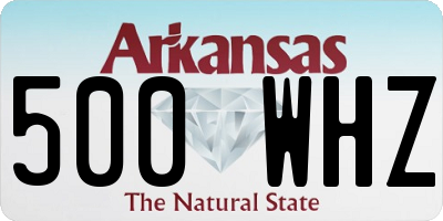 AR license plate 500WHZ