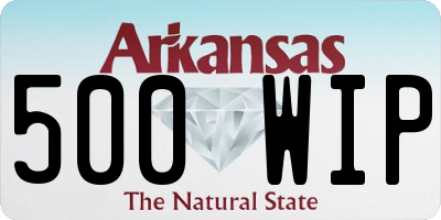 AR license plate 500WIP