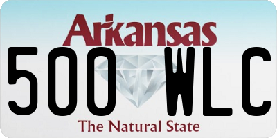 AR license plate 500WLC