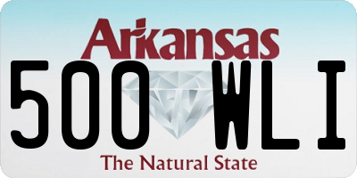 AR license plate 500WLI