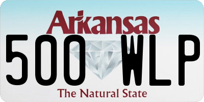 AR license plate 500WLP