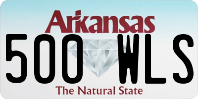 AR license plate 500WLS
