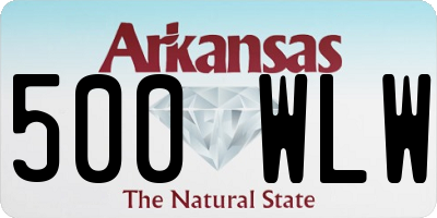 AR license plate 500WLW