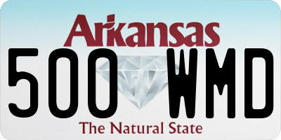 AR license plate 500WMD
