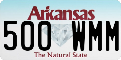 AR license plate 500WMM