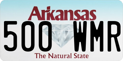 AR license plate 500WMR