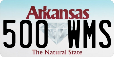 AR license plate 500WMS