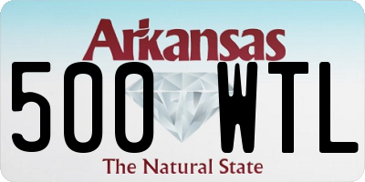 AR license plate 500WTL
