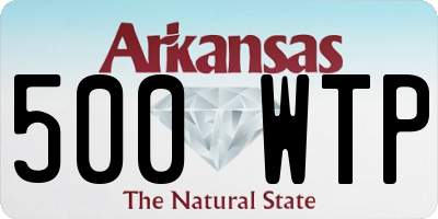 AR license plate 500WTP