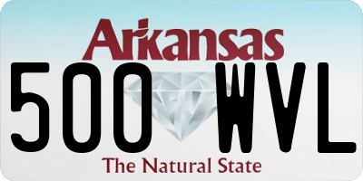 AR license plate 500WVL