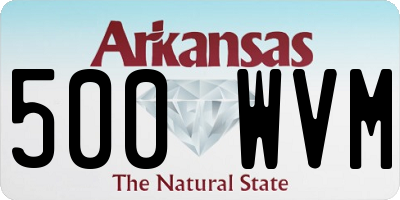 AR license plate 500WVM