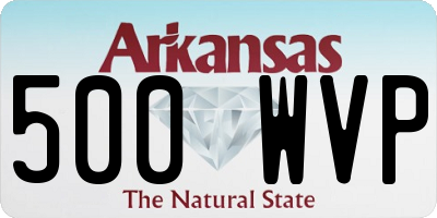 AR license plate 500WVP