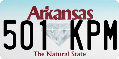 AR license plate 501KPM