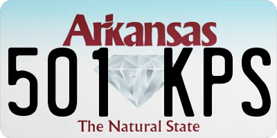 AR license plate 501KPS