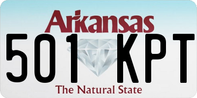 AR license plate 501KPT